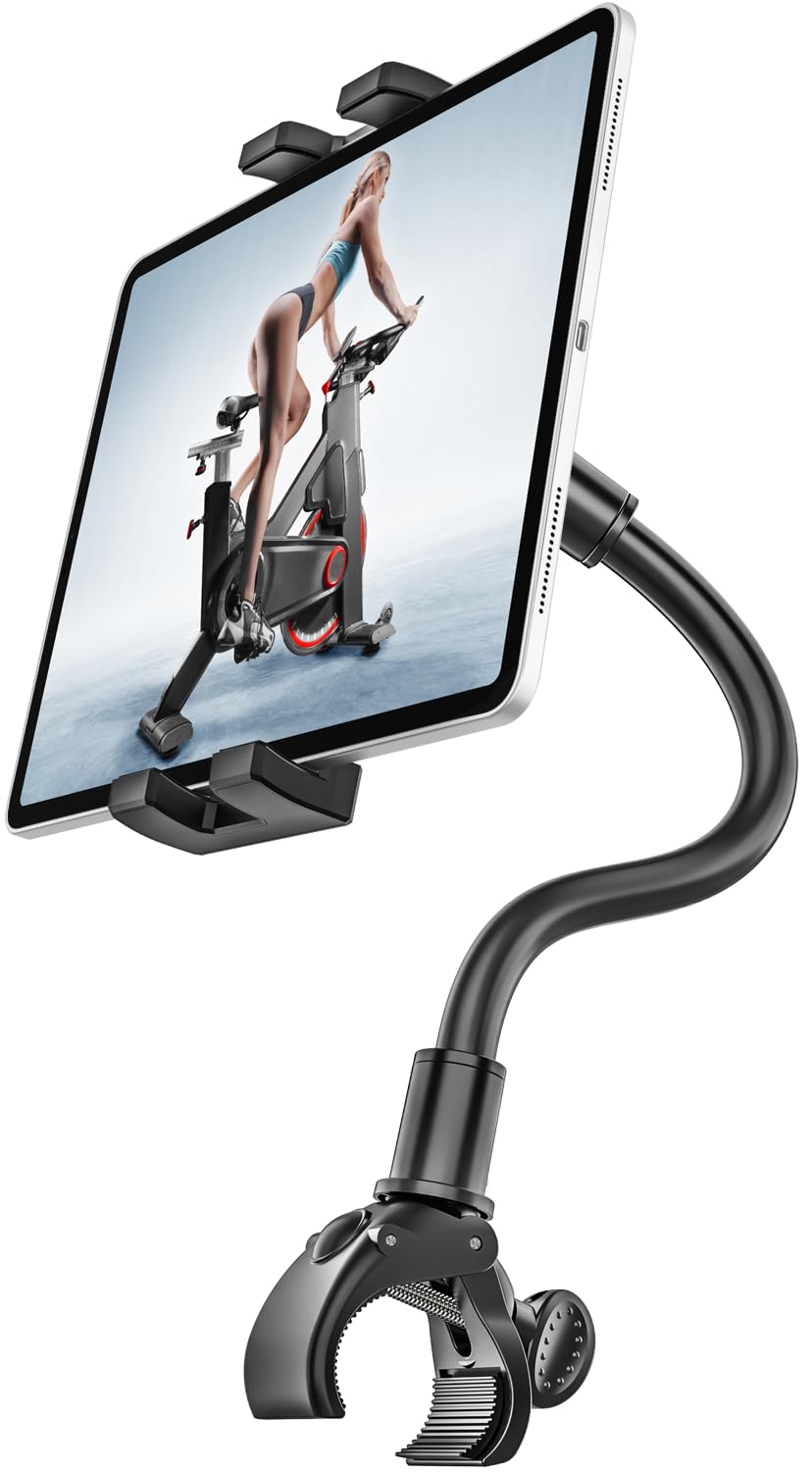 woleyi gooseneck spin bike phone mount